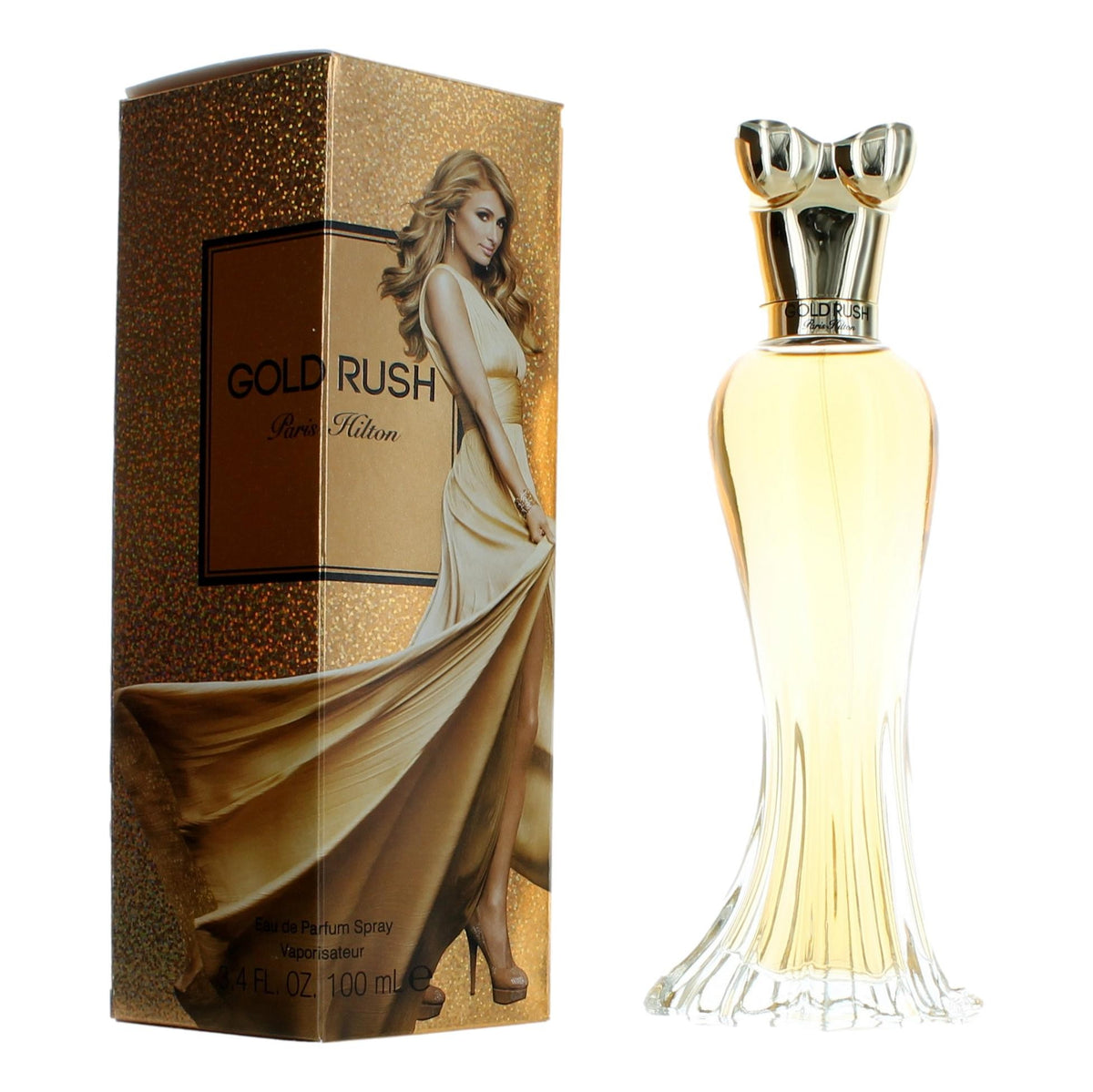 Gold Rush by Paris Hilton, 3.4 oz Eau De Parfum Spray for Women