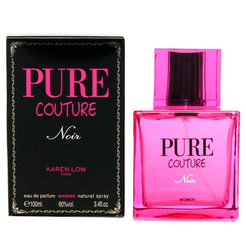 Pure Couture Noir by Karen Low, 3.4 oz Eau De Parfum Spray for Women