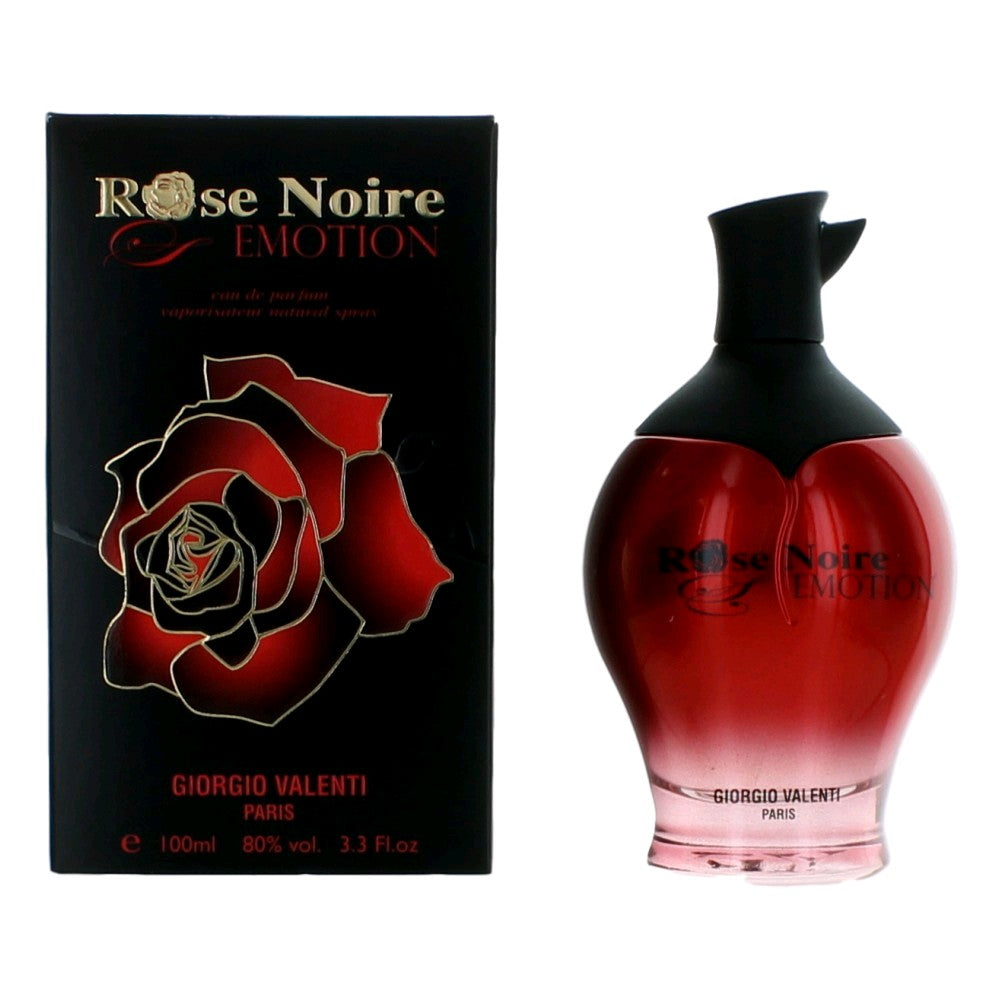 Rose Noire Emotion by Giorgio Valenti, 3.3 oz Eau De Parfum Spray for Women
