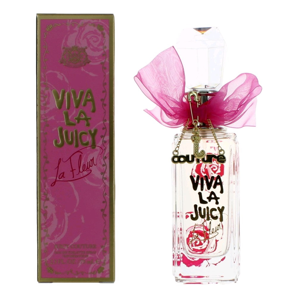 Viva La Juicy La Fleur  by Juicy Couture, 2.5 oz Eau de Toilette spray for Women