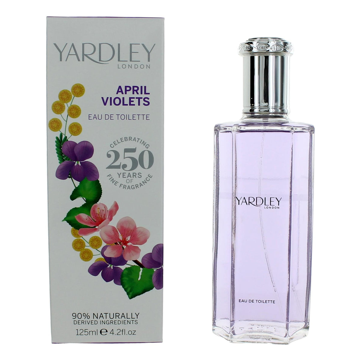 Yardley April Violets by Yardley of London, 4.2 oz Eau De Toilette Spray for Women