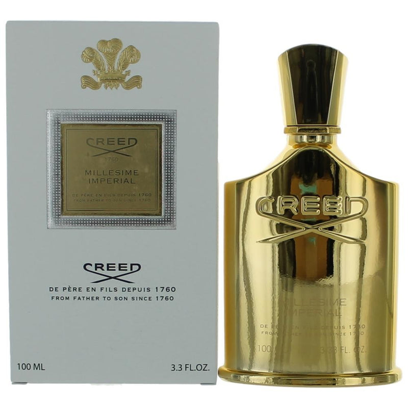 3ml decant of Millesime Imperial by Creed unisex Eau de Parfum spray, shown in a clear sample bottle.